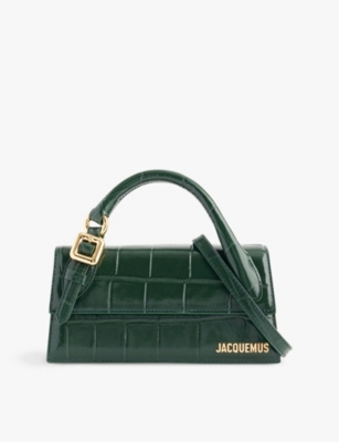 Jacquemus bag green croc sale