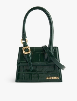 JACQUEMUS: Le Chiquito medium croc-effect leather cross-body bag
