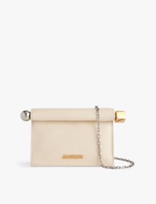 JACQUEMUS: La Petite Pochette Rond leather clutch bag