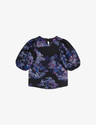 TED BAKER: Olliiey abstract jacquard top