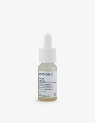 Mission C 500mg Night + 5% Cbd Oil 10ml In White