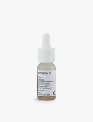 Mission C 2000mg Day + 20% Cbd Oil 10ml In White