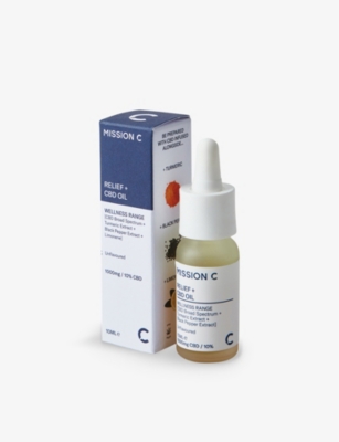 MISSION C: 1000mg Relief + 10% CBD oil 10ml