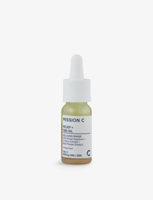 Mission C 2000mg Relief + 20% Cbd Oil 10ml In White