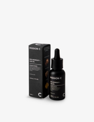 MISSION C: 3000mg Pre-Workout CBD oil 30ml