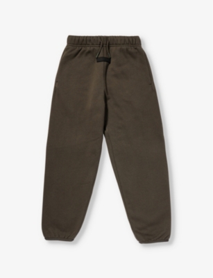FEAR OF GOD ESSENTIALS: Brand-patch relaxed-fit cotton-blend  jogging bottoms 4-16 years