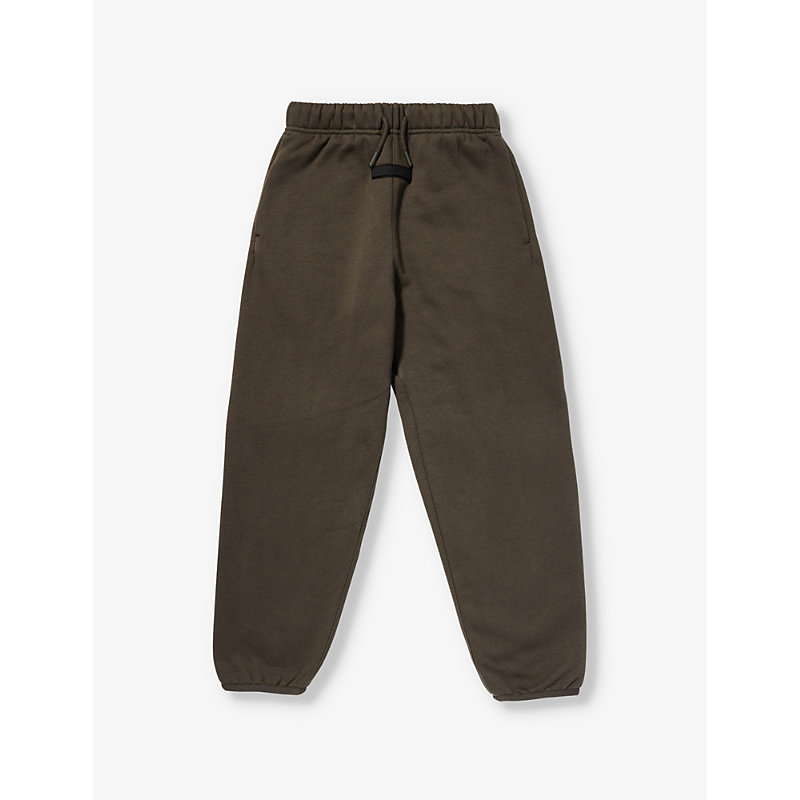 Essentials Fear Of God  Boys Ink Kids Brand-patch Relaxed-fit Cotton-blend Jogging Bottoms 4-16 Years