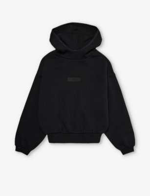 FEAR OF GOD ESSENTIALS: Kids ESSENTIALS brand-patch cotton-jersey hoody 4-16 years