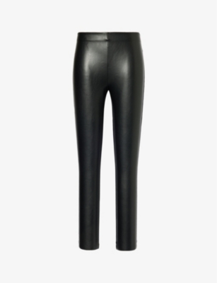 Pure DKNY Women's Leather Trim Ankle Leggings Black Size XS - Shop Linda's  Stuff