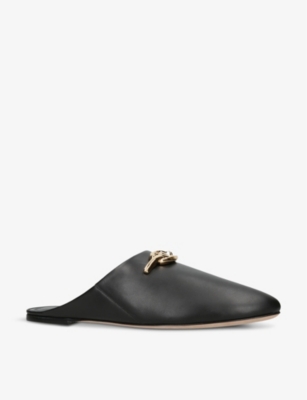 VALENTINO GARAVANI: VLOGO Gate leather loafers