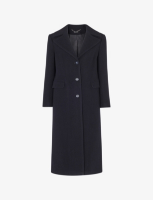 WHISTLES: Amalia single-breasted wool-blend coat