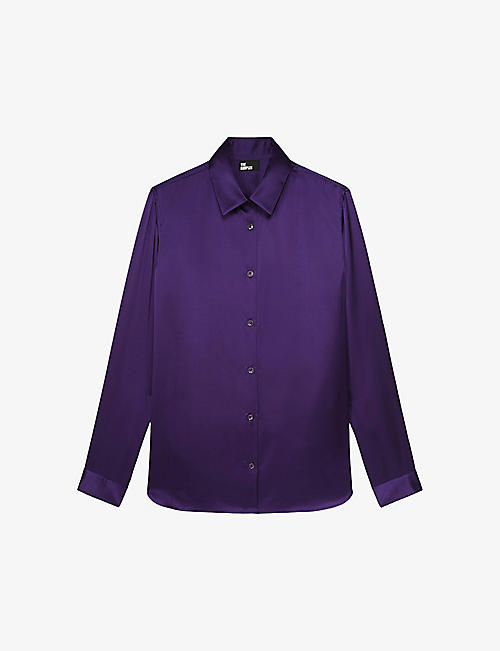 THE KOOPLES: Straight-hem relaxed-fit silk shirt