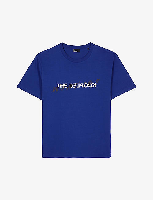 THE KOOPLES: Logo text-print cotton T-shirt
