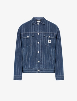 CARHARTT WIP: Orlean striped denim jacket