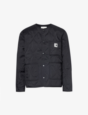 Carhartt Wip Snap Button Jacket In Black