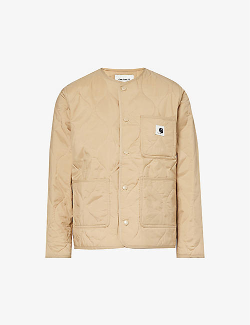 CARHARTT WIP: Skyler logo-patch quilted shell jacket