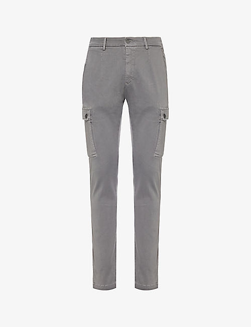 REPLAY: Jaan belt-loop slim-fit tapered-leg stretch-denim jeans