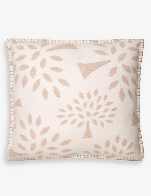 MULBERRY: Mulberry Tree wool cushion 55cm x 55cm