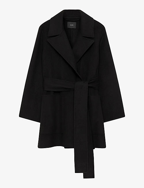 JOSEPH: Clemence wide-lapel relaxed-fit wool and cashmere-blend jacket