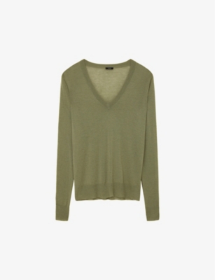 JOSEPH: Cashair V-neck cashmere jumper