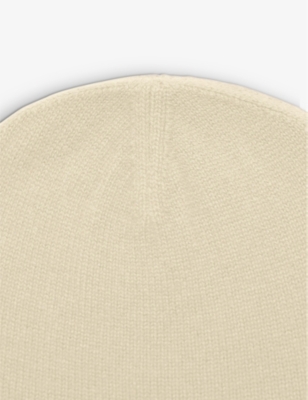 Shop Joseph Ribbed-knit Cashmere Beanie Hat In Pale Olive