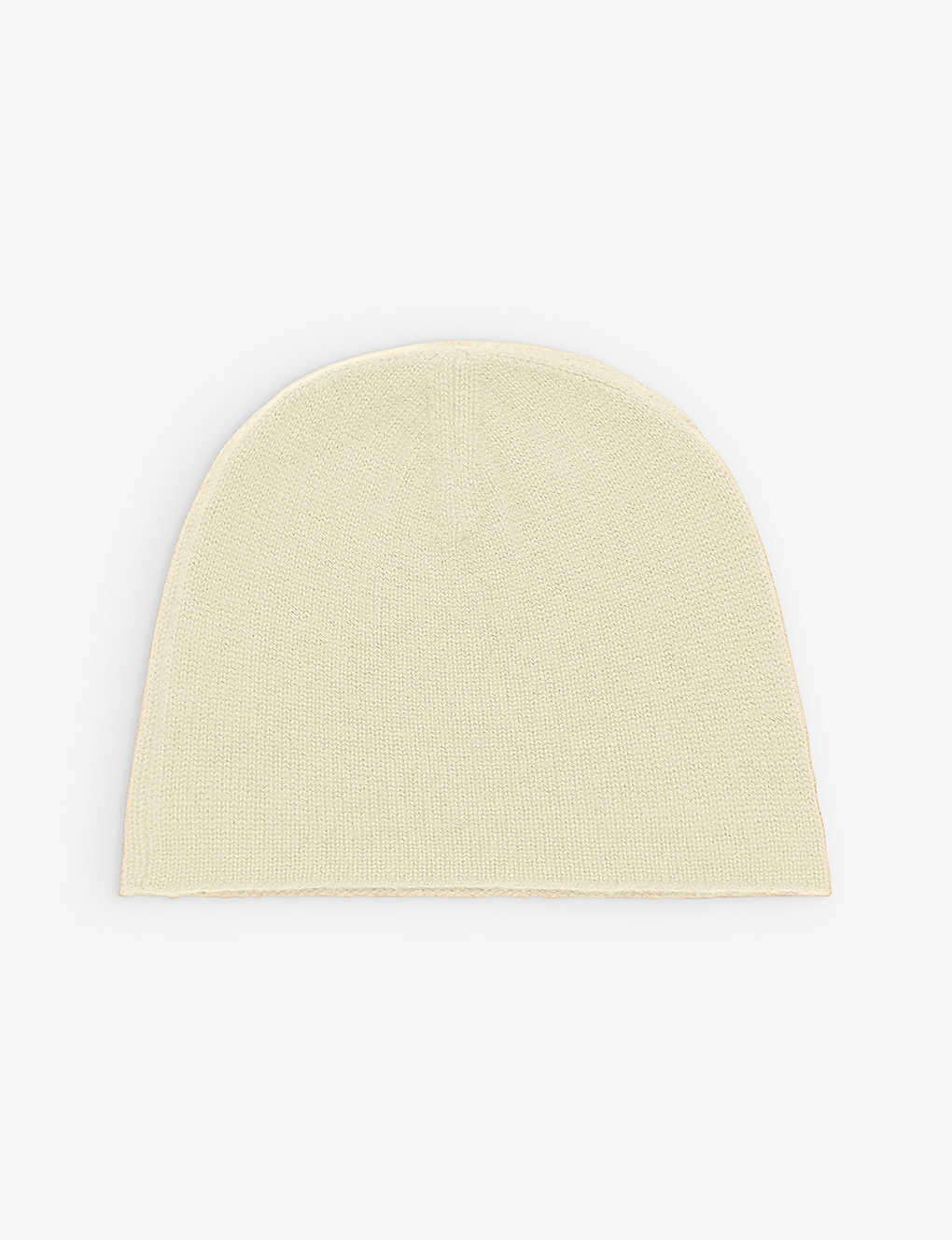 Joseph Womens Pale Olive Ribbed-knit Cashmere Beanie Hat
