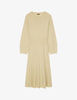 Joseph Soft Wool Dress In Green
