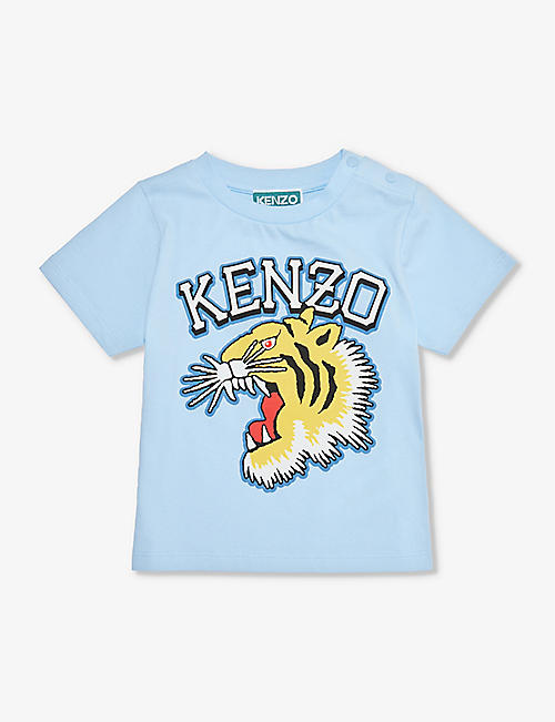 KENZO: Logo-print cotton-jersey T-shirt 9 months-3 years