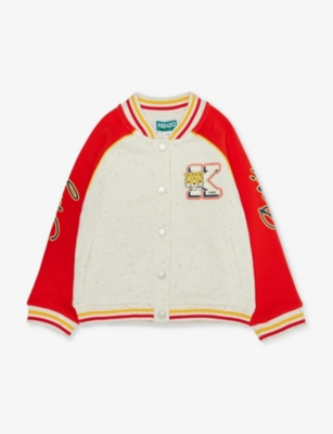 Kenzo Babies'  Wicker Contrast-sleeve Cotton-blend Jacket 2-4 Years