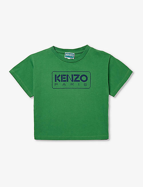 KENZO: Logo-print cotton-jersey T-shirt 4-12 years