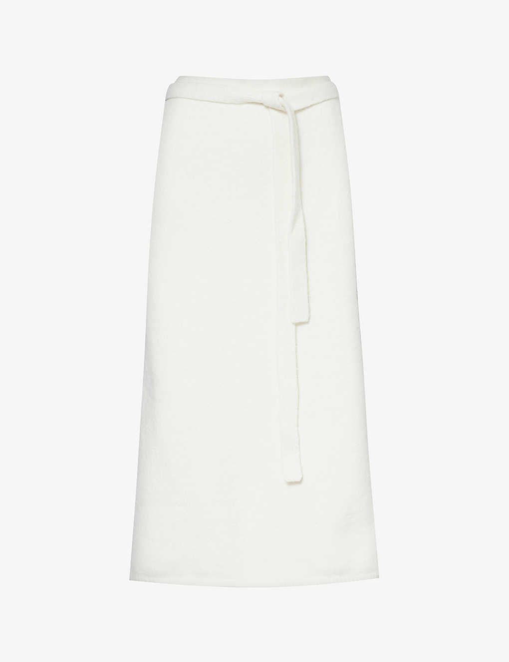 Proenza Schouler White Label Zadie Knit Wrap Skirt In Off White