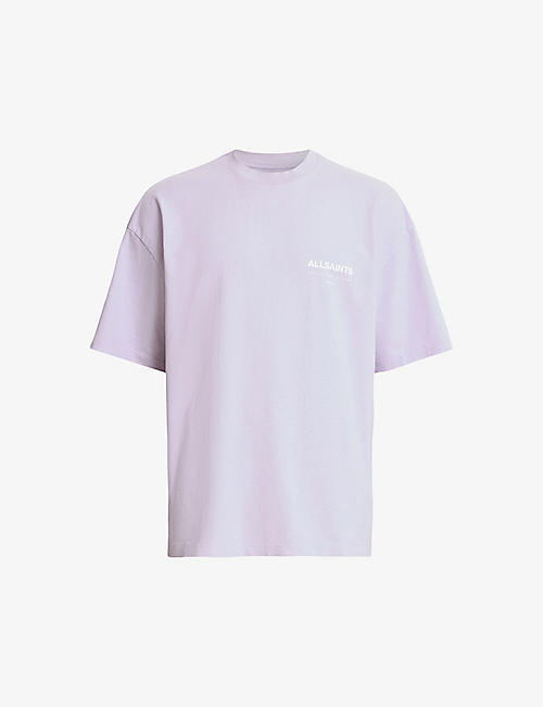 ALLSAINTS: Access brand-print organic-cotton T-shirt