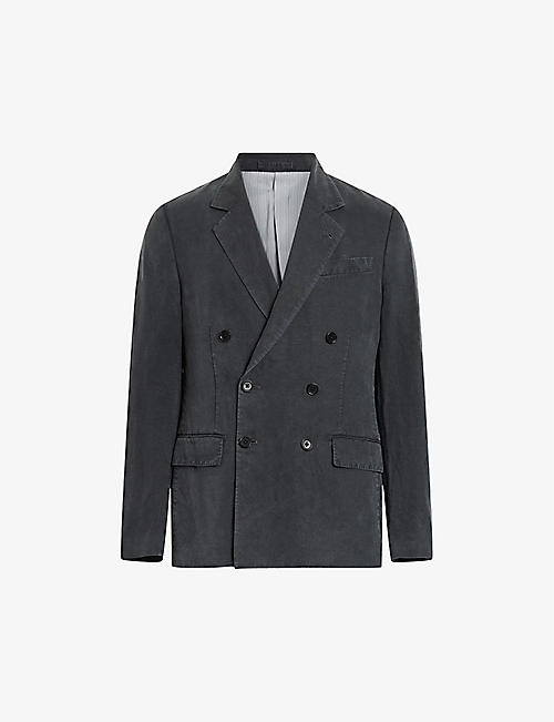 ALLSAINTS: Tansey double-breasted woven blazer