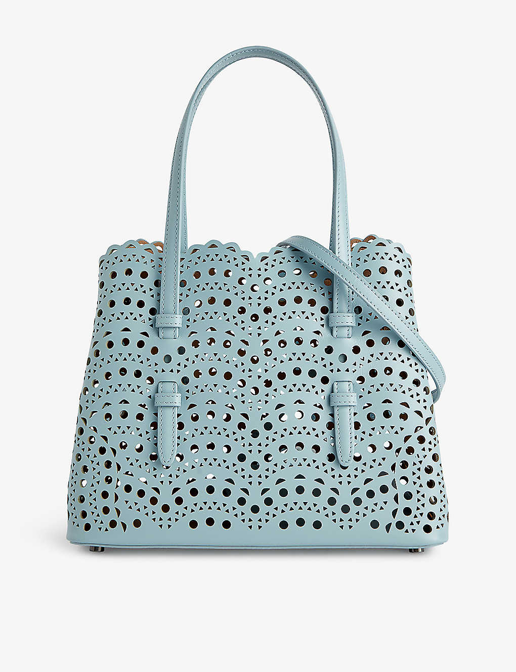 Alaïa Alaia Acier Mina 25 Laser-cut Leather Top-handle Bag