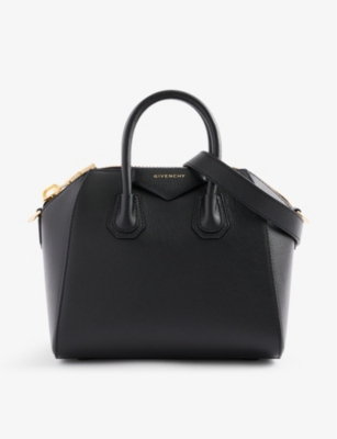 GIVENCHY: Antigona mini leather top handle bag