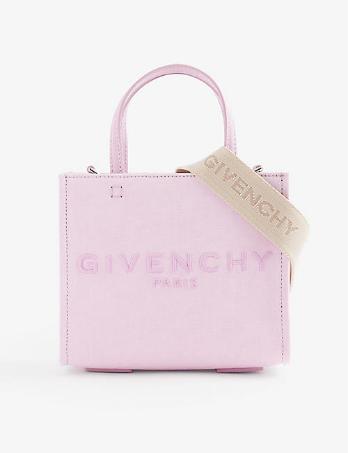GIVENCHY: G cotton tote bag