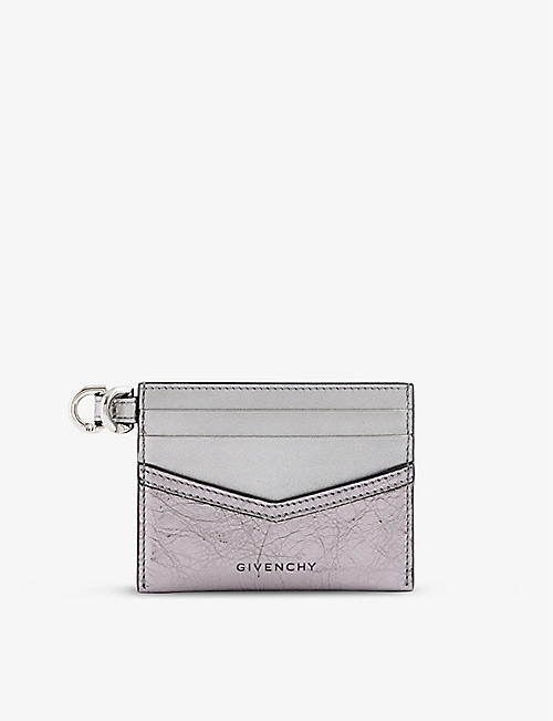 GIVENCHY: Voyou leather card holder