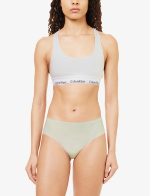 CALVIN KLEIN: Invisibles logo-print stretch-cotton briefs