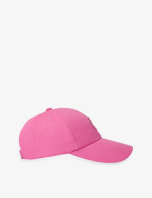 MAJE: Logo-embroidered curved-visor cotton baseball cap