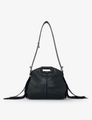 MAJE: Miss M Mini leather shoulder bag