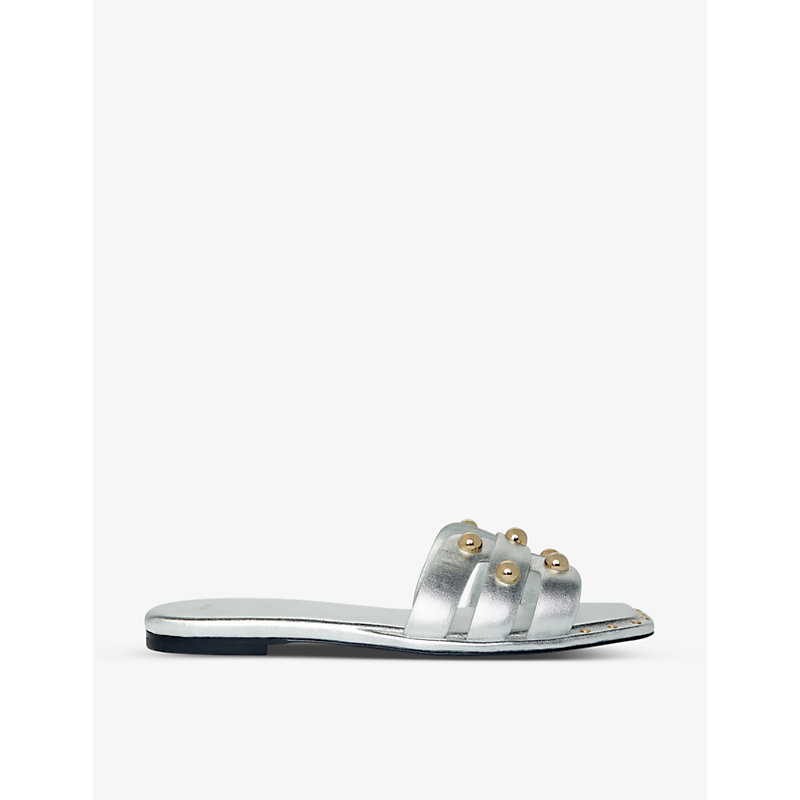 Maje Size Woman-view All Shoes-41 In Silver