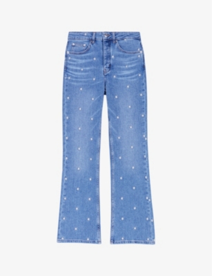 Denim Blue Stretch High-Waisted Slim Jeans, Whistles