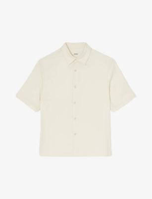 SANDRO: Relaxed-fit short-sleeve woven shirt