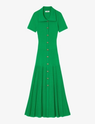 Sage Green Charlotte Satin Maxi Dress, WHISTLES