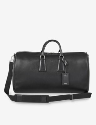 SANDRO: Logo-embossed coated canvas weekender bag