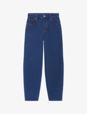Claudie Pierlot Womens Bleus Jean-luc Mom Jeans
