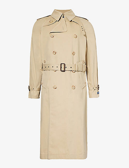 POLO RALPH LAUREN: Double-breasted regular-fit cotton coat