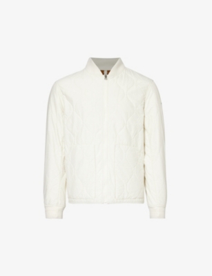 POLO RALPH LAUREN: Gunner brand-patch relaxed-fit cotton and recycled-nylon-blend jacket