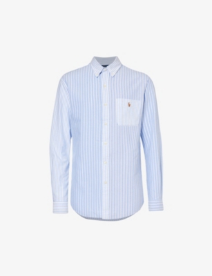 POLO RALPH LAUREN: Striped regular-fit cotton shirt