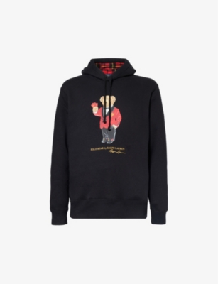 Polo Ralph Lauren Skull Bear Graffiti Hoody in Gray for Men